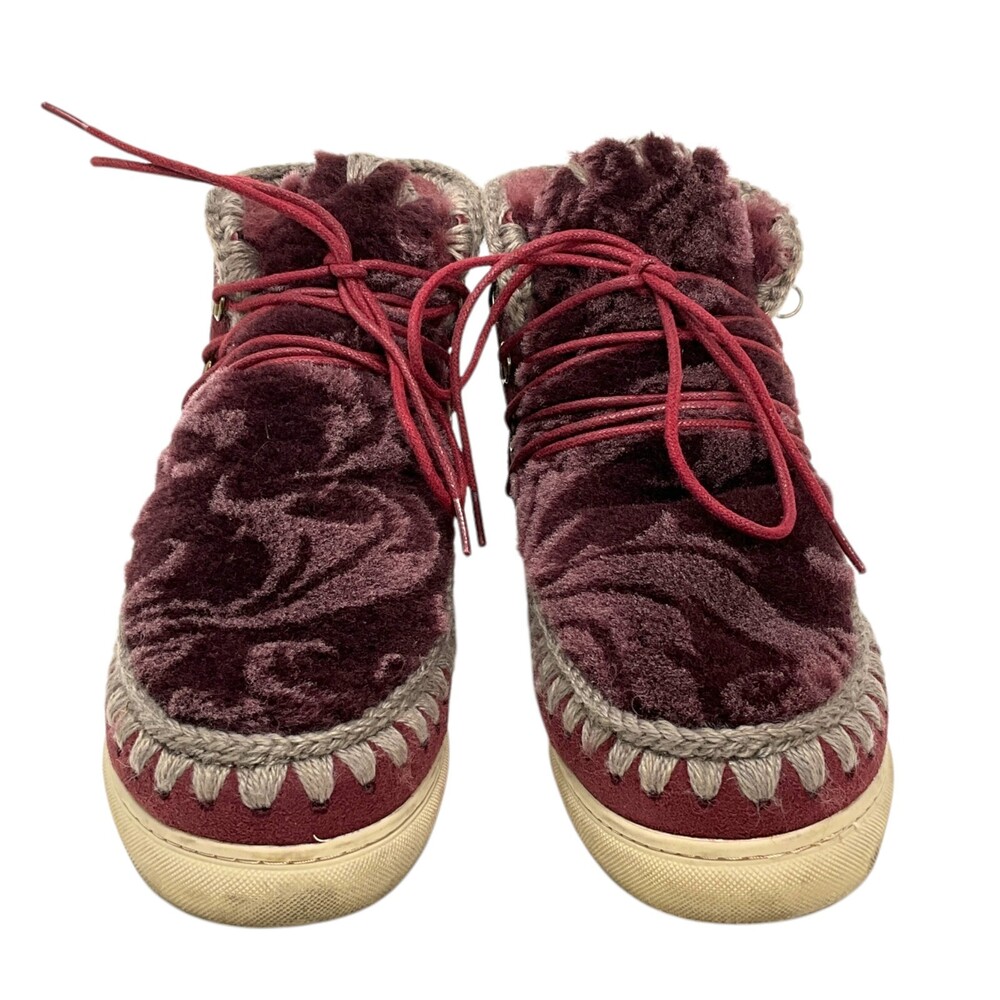 MOU Eskimo Ankle Boots Women's US Size 6 *READ*  Lace Up - Picture 8 of 10
